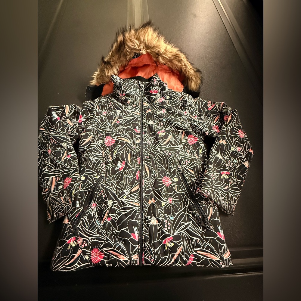 Roxy Girls SZ 10 Medium Dri Flight Ski/Snowboard Winter Jacket Multicolored
